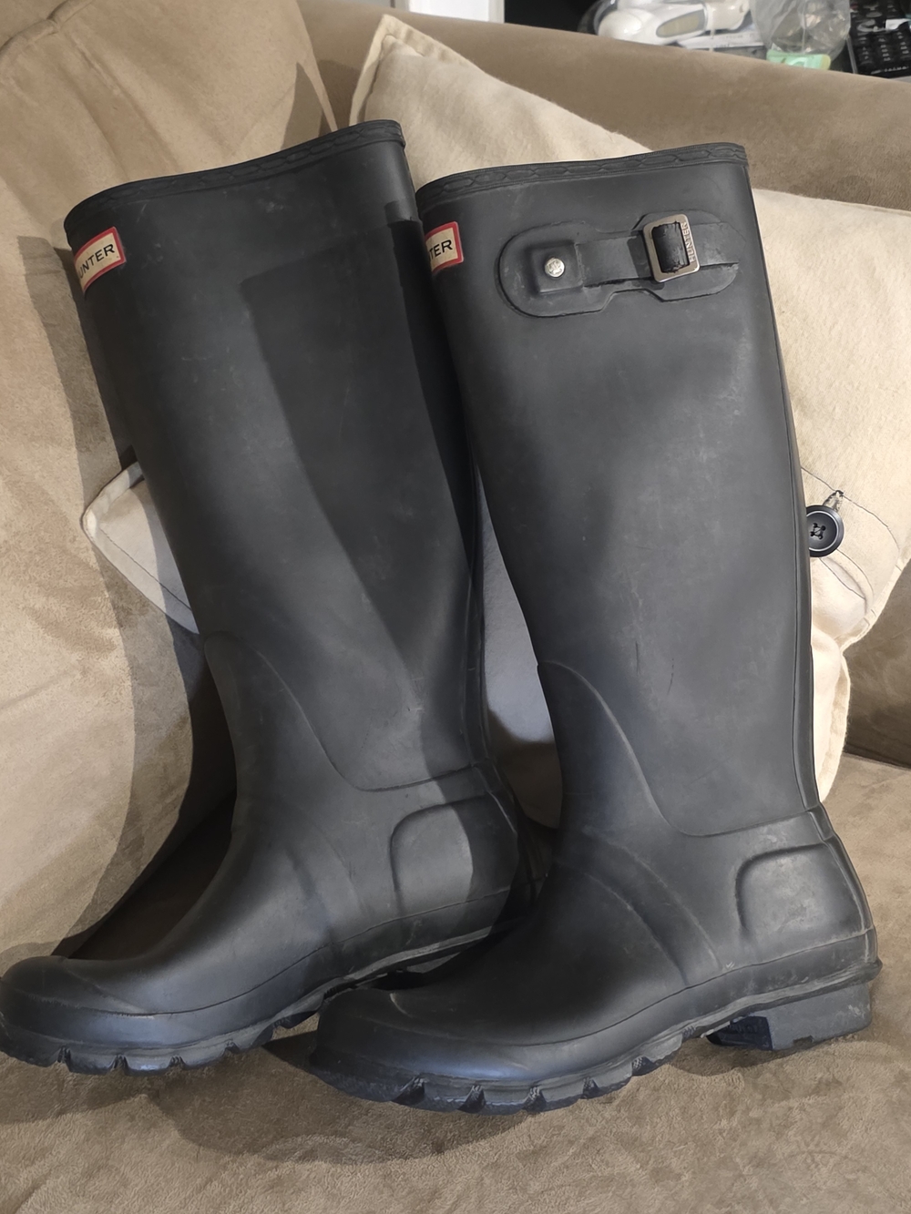 Hunter women's tall rain boots